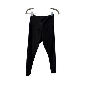 Onzie Black Ribbed Texture Workout Athletic Leggings Women Size Small/Medium